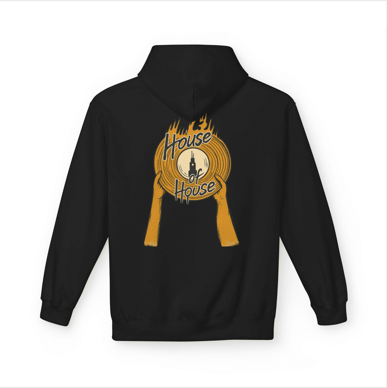 House of House Hoodie - Black - front